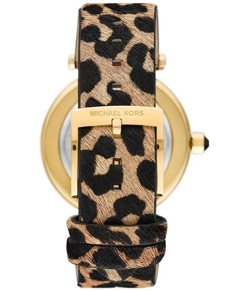 leopard print michael kors watch|Michael Kors leopard print heels.